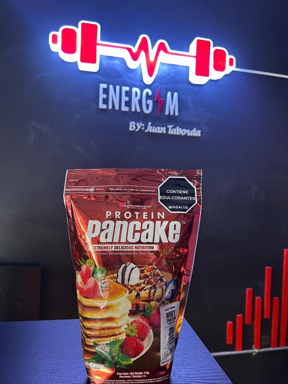 Protein Pancake — mezcla proteica disponible en la tienda de Energim